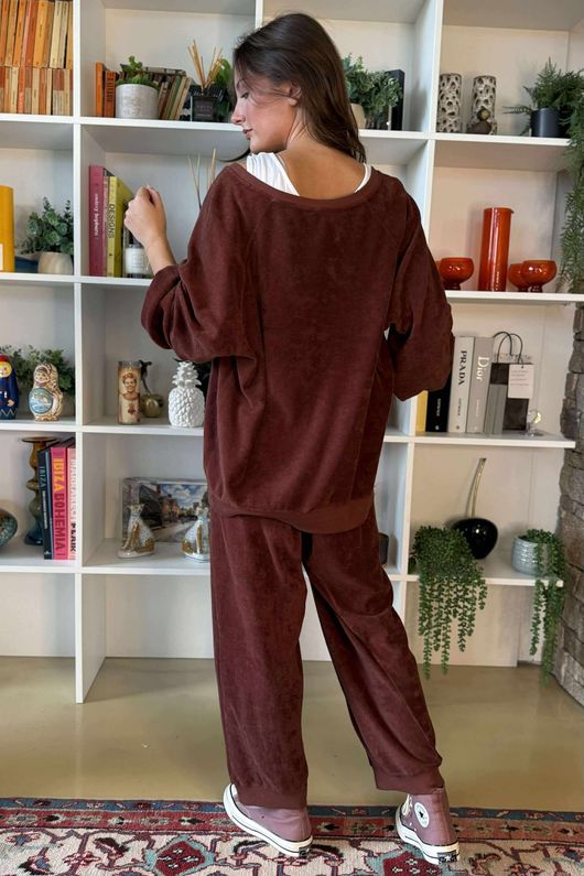 Terry B Classic Sweatshirt Conker